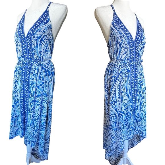 Blue Sundress Sz 6 - Picture 2 of 16
